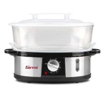 Girmi VP26 pentola a vapore 3 cestello/i Libera installazione 750 W Nero, Argento