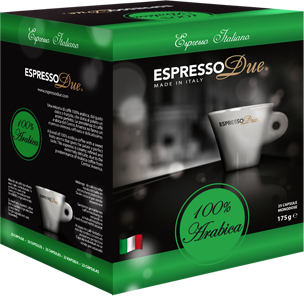 EspressoDue 100% Arabica Capsule caffè 25 pz