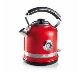 Ariete 2854 Bollitore Elettrico con Autospegnimento - Base Cordless - Filtro Removibile - Termometro - 2000 Watt - 1,7 Litri - Linea Moderna - Rosso