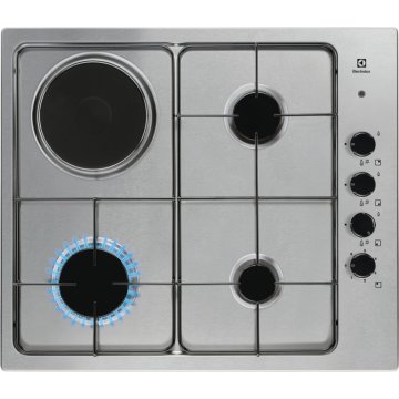 Electrolux EGL62821OX Acciaio inox Da incasso 58 cm Combi 4 Fornello(i)