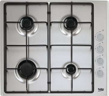 Beko HZG641C0SX Acciaio inox Da incasso 60 cm Gas 4 Fornello(i)
