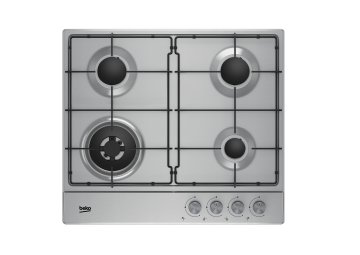 Beko HIAW64223SX Acciaio inox Da incasso 60 cm Gas 4 Fornello(i)
