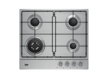 Beko HIAW64223SX Acciaio inossidabile Da incasso 60 cm Gas 4 Fornello(i)