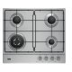 Beko HIAW64223SX Acciaio inox Da incasso 60 cm Gas 4 Fornello(i) 2