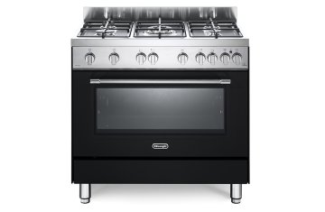 De’Longhi PRO 96 GVA ED cucina Gas Nero, Cromo