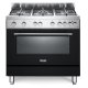 De’Longhi PRO 96 GVA ED cucina Gas Nero, Cromo 2