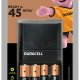 Duracell Caricabatterie 45 minuti + 2xAA, 2xAAA 2