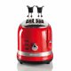 Ariete 149 Tostapane con Pinze per 2 fette di pane - Espulsione Automatica - Defrost - 6 Gradi di Doratura - 800 Watt - Linea Moderna - Rosso 3