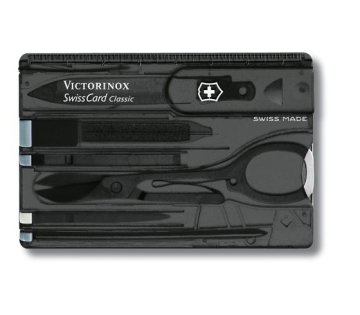 Victorinox SwissCard Classic Nero, Trasparente ABS sintetico