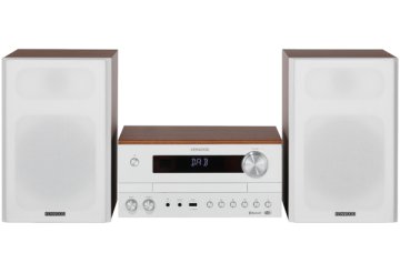 Kenwood M-820DAB Microsistema audio per la casa 50 W Bianco, Legno