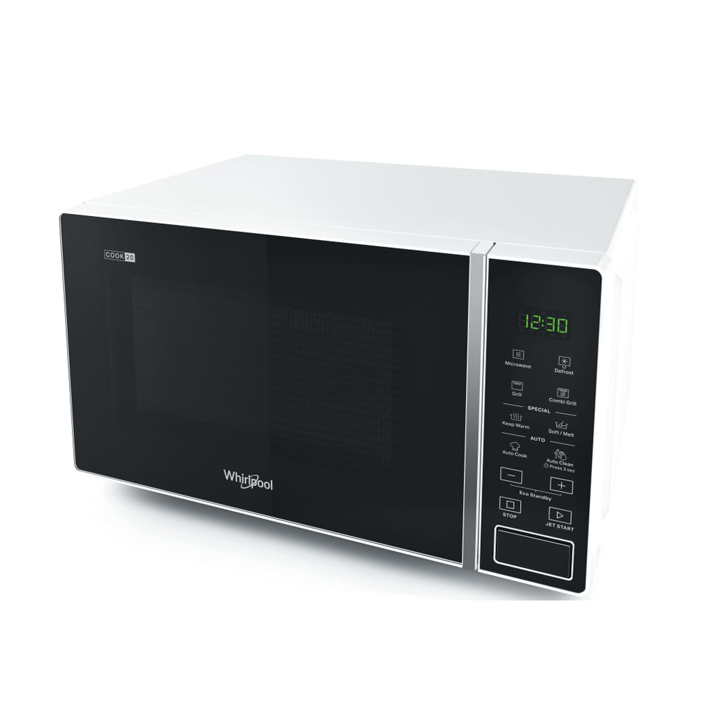 MWP203W - Whirlpool MWP 203 W Superficie piana Microonde con grill 20 L 700  W Nero, Bianco - Forno microonde - Cottura cibi - Negozi Elettronica Roma -  Radionovelli