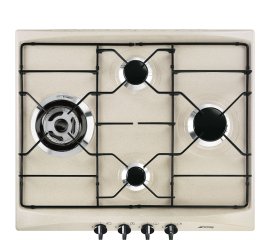 Smeg SR264AV2 piano cottura Avena Da incasso 60 cm Gas 4 Fornello(i)