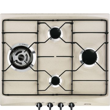 Smeg SR264AV2 piano cottura Avena Da incasso 60 cm Gas 4 Fornello(i)