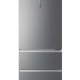Haier 3D 70 Serie 3 A3FE743CPJ frigorifero con congelatore Libera installazione 450 L E Platino, Stainless steel 2