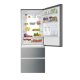 Haier 3D 70 Serie 3 A3FE743CPJ frigorifero con congelatore Libera installazione 450 L E Platino, Stainless steel 17
