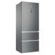 Haier 3D 70 Serie 3 A3FE743CPJ frigorifero con congelatore Libera installazione 450 L E Platino, Stainless steel 19