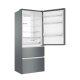 Haier 3D 70 Serie 3 A3FE743CPJ frigorifero con congelatore Libera installazione 450 L E Platino, Stainless steel 20