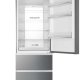 Haier 3D 70 Serie 3 A3FE743CPJ frigorifero con congelatore Libera installazione 450 L E Platino, Stainless steel 3