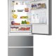 Haier 3D 70 Serie 3 A3FE743CPJ frigorifero con congelatore Libera installazione 450 L E Platino, Stainless steel 4