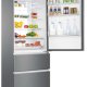 Haier 3D 70 Serie 3 A3FE743CPJ frigorifero con congelatore Libera installazione 450 L E Platino, Stainless steel 8