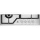 Electrolux EGS6436SX Acciaio inox Da incasso 56 cm Gas 4 Fornello(i) 3