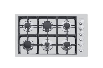 Foster S4000.6F.Quadra Compatta.Q4 Nero, Acciaio inox Da incasso Gas 6 Fornello(i)