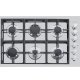 Foster S4000.6F.Quadra Compatta.Q4 Nero, Acciaio inox Da incasso Gas 6 Fornello(i) 2