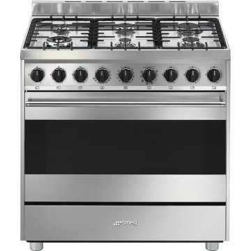 Smeg B91GMXI9 cucina Elettrico Gas Acciaio inox