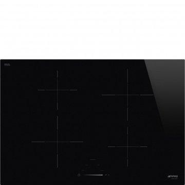 Smeg SI4742D piano cottura Nero Da incasso 75 cm Piano cottura a induzione 4 Fornello(i)