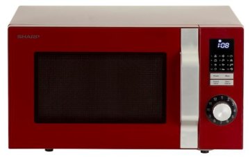 Sharp Home Appliances R744RD forno a microonde Superficie piana Microonde combinato 25 L 1000 W Rosso