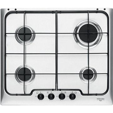 Electrolux PX640DV piano cottura Nero, Acciaio inox Da incasso Gas 4 Fornello(i)