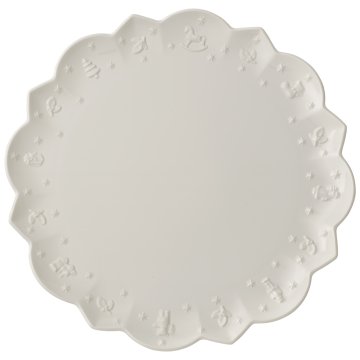 Villeroy & Boch 1486582680 piatto piano Sottopiatto Rotondo Porcellana Bianco 1 pz