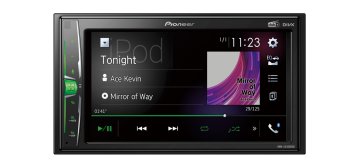 Pioneer DMH-A3300DAB Ricevitore multimediale per auto Nero Bluetooth