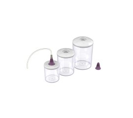 Magic Vac ACO1182 recipiente per cibo Rotondo Set 5,25 L Trasparente 3 pz