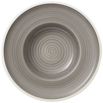 Villeroy & Boch Manufacture Gris Piatto fondo Rotondo Porcellana Grigio 1 pz