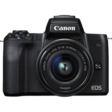 Canon EOS M50 + EF-M 15-45mm IS STM MILC 24,1 MP CMOS 6000 x 4000 Pixel Nero