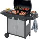 Campingaz 2 Series Classic EXS Vario Barbecue Zona cottura Gas Nero, Grigio 9600 W 2