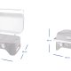 Campingaz Attitude 2100 LX Barbecue Da tavolo Gas Nero, Acciaio inox 5000 W 12