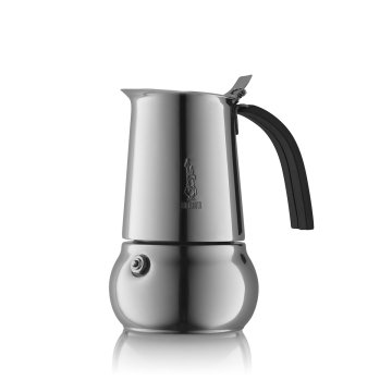 Bialetti Kitty Moka Nero, Acciaio inossidabile