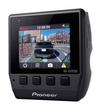 Pioneer ND-DVR100 dash cam Full HD Batteria, Accendisigari Nero