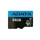 ADATA 64GB, microSDHC, Class 10 UHS-I Classe 10 2