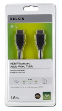 Belkin HDMI 1.4 1.5m cavo HDMI 1,5 m HDMI tipo A (Standard) Nero