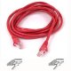 Belkin Cable patch CAT5 RJ45 snagless 0.5m red cavo di rete Rosso 0,5 m 2