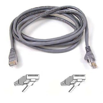 Belkin 1m Cat.6 cavo di rete Grigio Cat6 U/UTP (UTP)