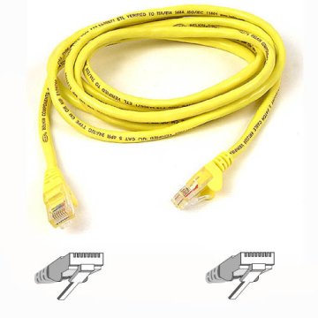 Belkin RJ45 CAT-6 Snagless UTP Patch Cable 5m yellow cavo di rete Giallo