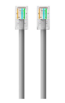 Belkin RJ45-RJ45, Cat6, 10m cavo di rete Grigio