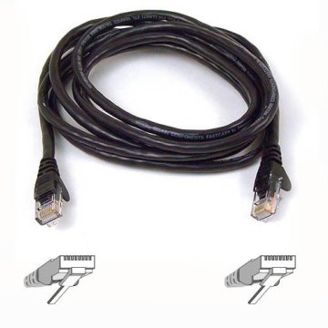 Belkin High Performance Category 6 UTP Patch Cable 1m cavo di rete Nero