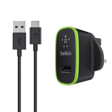 Belkin F7U001VF06-BLK Caricabatterie per dispositivi mobili Smartphone, Tablet Nero, Verde USB Interno