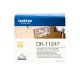 Brother DK-11247 nastro per etichettatrice Nero su bianco 5