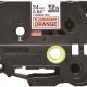 Brother TZE-B51 nastro per etichettatrice Nero su arancione fluorescente 5